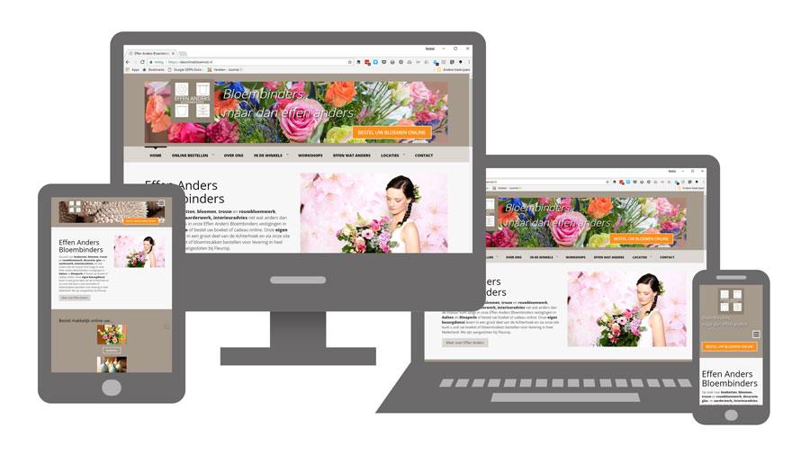 Website op verschillende apparaten