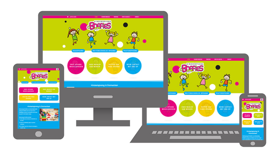 Website op verschillende apparaten