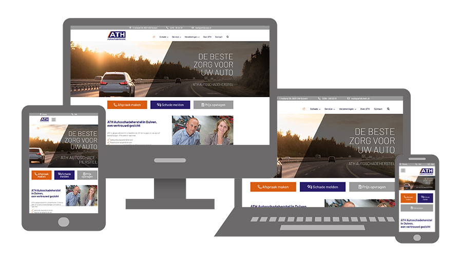 Website op verschillende apparaten