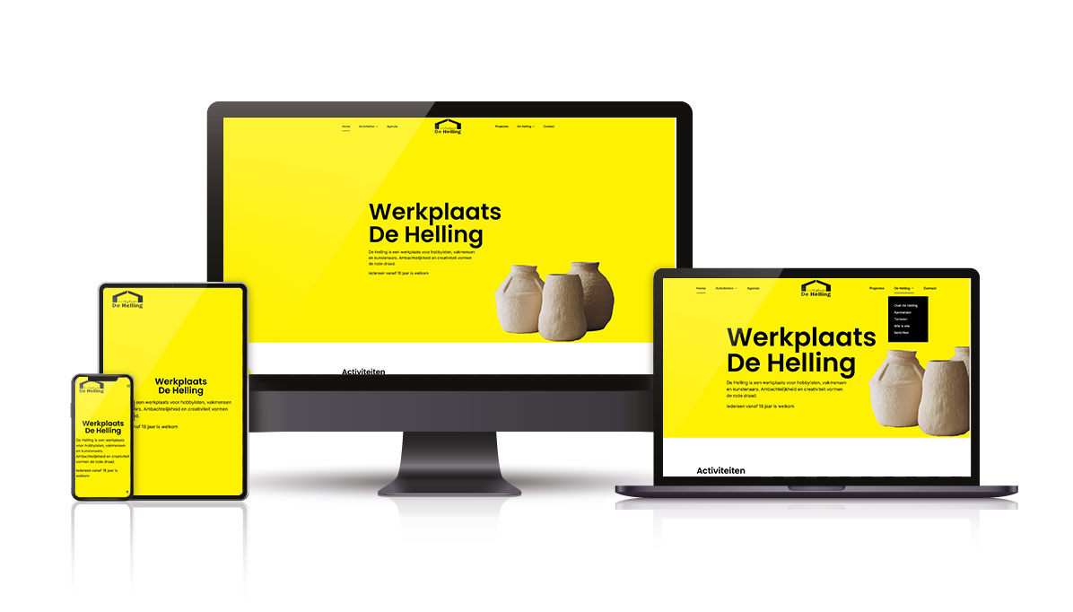 Website op verschillende apparaten