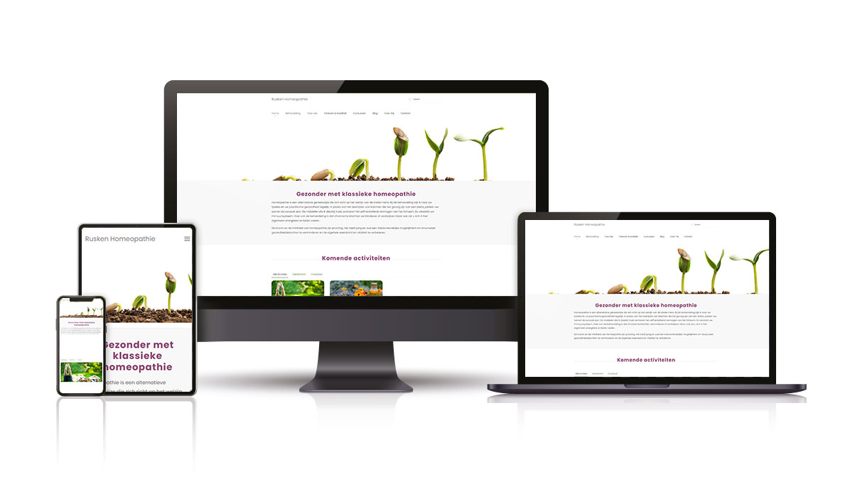 Website op verschillende apparaten
