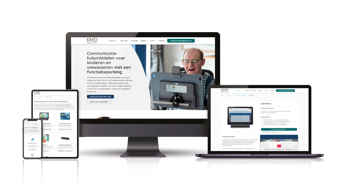 Website op verschillende apparaten