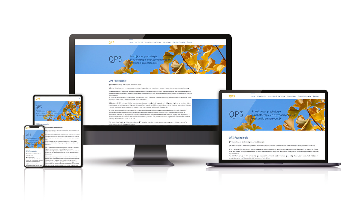 Website op verschillende apparaten